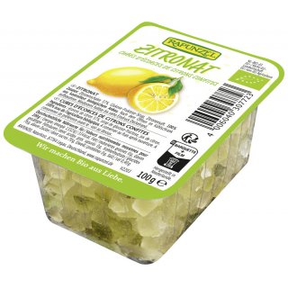 Rapunzel Candied Lemon Peel without White Sugar organic 100 g