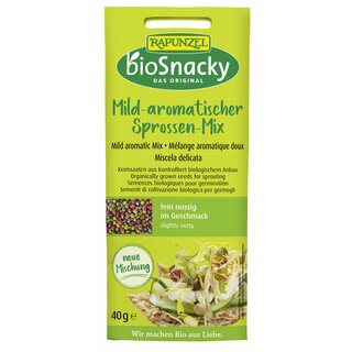 Rapunzel BioSnacky Mild aromatischer Sprossen Mix vegan bio 40 g