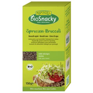 Rapunzel BioSnacky Sprossen Broccoli Keimsaaten vegan bio 150 g