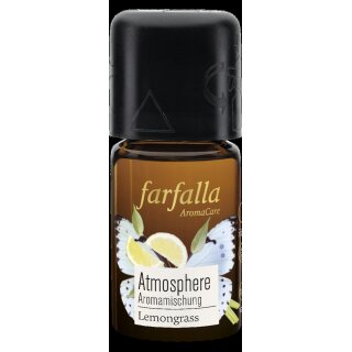 Farfalla be refreshed Lemongrass Atmosphere Cleaner Fragrance Mix 100% pure 5 ml