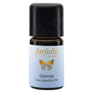 Farfalla Cistrose essential oil 100% pure organic wild harvest 5 ml