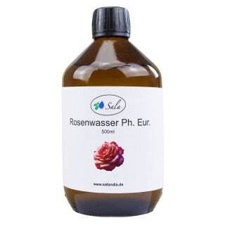 Sala Rose Water Ph. Eur. 500 ml glass bottle