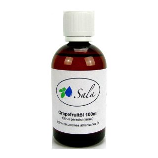 Sala Grapefruitöl Aroma weiß ätherisches Öl naturrein 100 ml PET Flasche