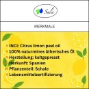 Sala Zitronenöl Aroma ätherisches Öl naturrein 1 L 1000 ml Glasflasche
