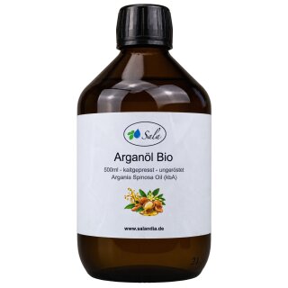 Sala Arganöl kaltgepresst ungeröstet BIO kbA 500 ml Glasflasche