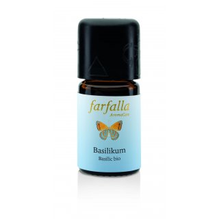 Farfalla Basil Chemotype Linalool Grand Cru essential oil 100% pure organic 5 ml