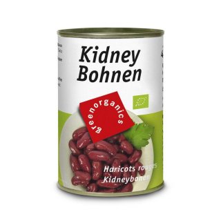Green Organics Kidney Beans organic 400 g Dripp-off Wheigt 240 g
