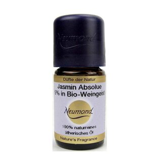 Neumond Jasmine Absolue 5% essential oil 100% pure in Organic Spirit of Wine 5 ml