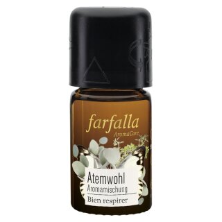 Farfalla bleib gesund Sandelholz Atemwohl Duftmischung naturrein 5 ml