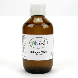 Sala Collagen virgin 1% transparent 250 ml glass bottle