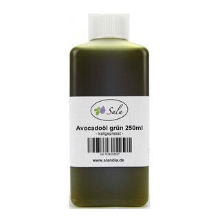 Sala Avocadoöl roh grün kaltgepresst 250 ml HDPE Flasche