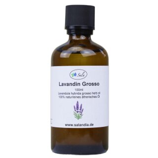 Sala Hybrid Lavender Grosso aroma essential oil 100% pure 100 ml glass bottle
