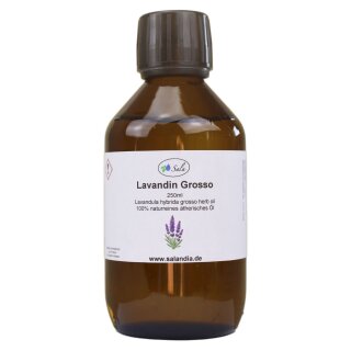 Sala Hybrid Lavender Grosso aroma essential oil 100% pure 250 ml glass bottle