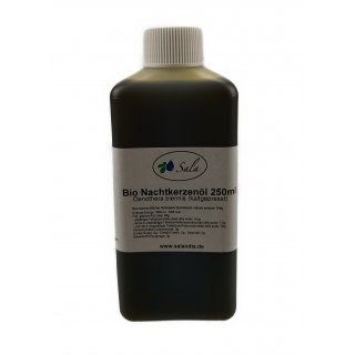 Sala Nachtkerzenöl kaltgepresst bio food grade 250 ml HDPE Flasche