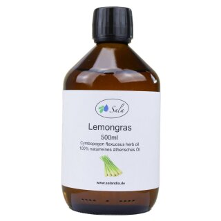 Sala Lemongrass aroma essential oil 100% pure 500 ml glass bottle