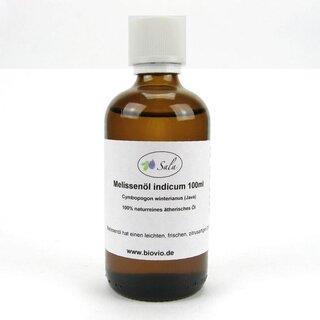 Sala Melissenöl indicum ätherisches Öl naturrein 100 ml Glasflasche