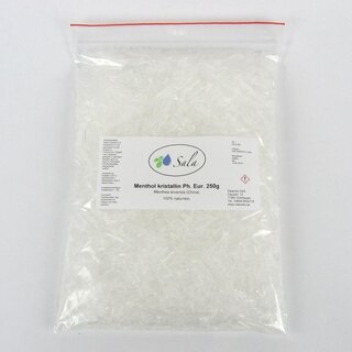 Sala Menthol Crystalline Ph. Eur. 250 g bag