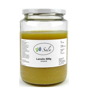 Sala Lanolin anhydrat pestizidfrei Ph. Eur. 500 g Glas