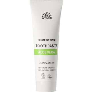 Urtekram Toothpaste Aloe Vera fluoride free vegan organic 75 ml