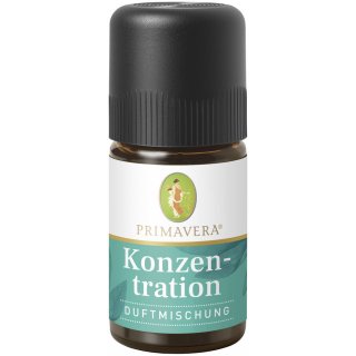 Primavera Konzentration Duftmischung naturrein 5 ml