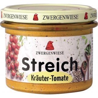 Zwergenwiese Spread Tomato Herbs gluten free vegan organic 180 g