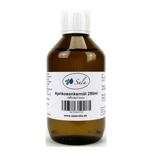 Sala Apricot Seed Oil refined 250 ml glass bottle