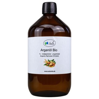 Sala Arganöl kaltgepresst ungeröstet BIO kbA 1 L 1000 ml Glasflasche