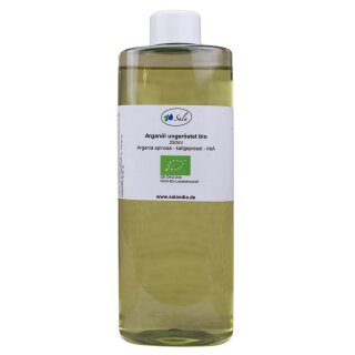 Sala Argan Oil cold pressed organic 250 ml PET bottle