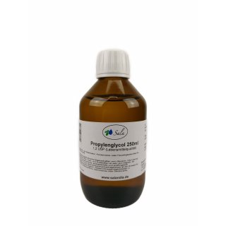 Sala Propylene Glycol 1,2-Propandiol 99,8% E1520 USP Ph. Eur. 250 ml glass bottle