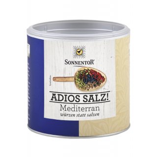 Sonnentor Adios Salt Mediterranean vegan organic 150 g gastro can