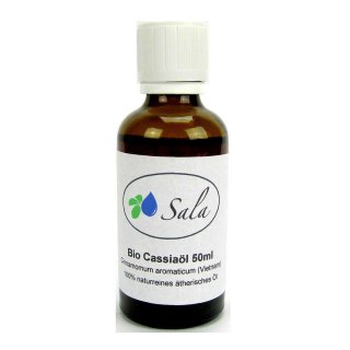 Sala Cassiaöl Zimtöl ätherisches Öl naturrein BIO Aroma 50 ml
