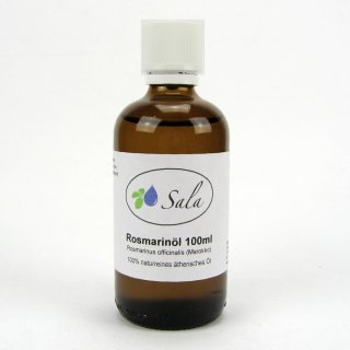 Sala Rosmarinöl Cineol ätherisches Öl naturrein 100 ml Glasflasche