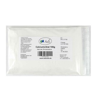 Sala Calcium Citrate conv. 100 g bag