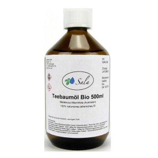 Sala Teebaumöl ätherisches Öl naturrein BIO 500 ml Glasflasche