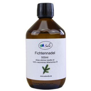 Sala Spruce Needle essential oil 100% pure 500 ml glass bottle