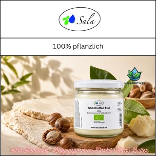 Sala Sheabutter raffiniert BIO 500 g Glas