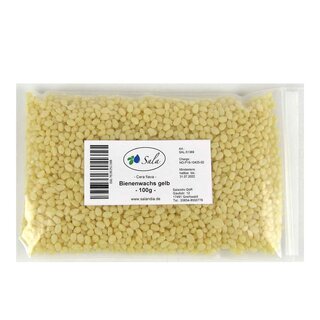 Sala Bees Wax yellow pharmaceutical grade 100 g bag