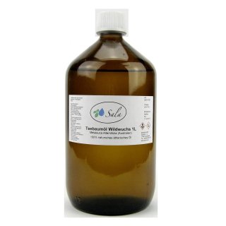 Sala Teebaumöl Wildwuchs ätherisches Öl naturrein 1 L 1000 ml Glasflasche