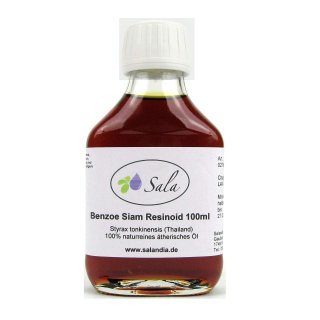 Sala Benzoe Siam Resinoid naturrein 100 ml NH Glasflasche