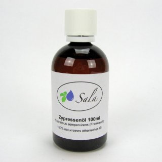 Sala Zypressenöl ätherisches Öl naturrein 100 ml PET Flasche