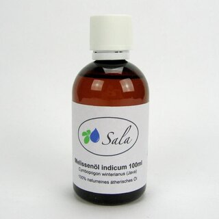 Sala Melissa indicum essential Oil 100% pure 100 ml PET bottle