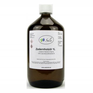 Sala Cedar USA essential oil 100% pure 1 L 1000 ml glass bottle