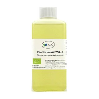 Sala Ricinus Castor Oil cold pressed organic 250 ml HDPE bottle