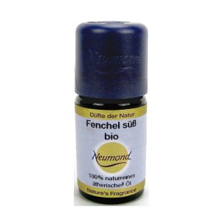 Neumond Fenchel süß ätherisches Öl naturrein bio 5 ml MHD