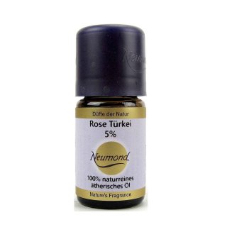 Neumond Rose Turkey 5% essential oil pure in Organic Alcohol 5 ml