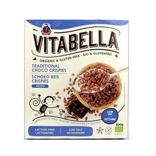 Vitabella Chocolate Rice Crispies gluten free vegan organic 300 g