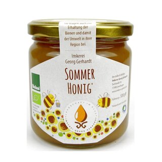 Imkerei Georg Gerhardt Summer Honey organic 500 g