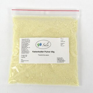 Sala Cocoa Butter Powder food grade 50 g bag