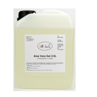 Sala Aloe Vera Gel 1:1 pure liquid 2,5 L 2500 ml canister