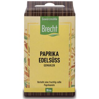Gewürzmühle Brecht Paprika sweet ground organic 45 g refill pack